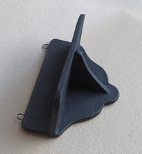 Load image into Gallery viewer, Handmade Ceramic Wall Hanging Shelf- Black