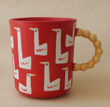 Load image into Gallery viewer, Handmade Ceramic Mug- Geese