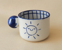 Load image into Gallery viewer, Handmade Ceramic Cup- Dog and Sun