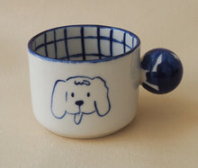 Load image into Gallery viewer, Handmade Ceramic Cup- Dog and Sun