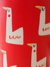 Load image into Gallery viewer, Handmade Ceramic Mug- Red Cup with Geese