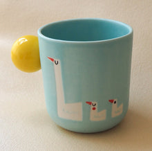 Load image into Gallery viewer, Handmade Ceramic Cup-Geese