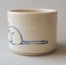 Load image into Gallery viewer, Handmade Ceramic Cup- Cat/ Simple