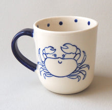 Load image into Gallery viewer, Handmade Ceramic Cup-Crab