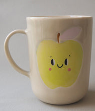 Load image into Gallery viewer, Handmade Ceramic Mug- Apple and Pear