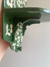 Load image into Gallery viewer, Handmade Ceramic Wall Hanging Shelf-Green