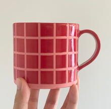 Load image into Gallery viewer, Handmade Ceramic Mug-Red and pink
