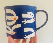 Load image into Gallery viewer, Handmade Ceramic Mug-Dark Blue