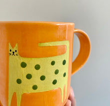 Load image into Gallery viewer, Handmade Ceramic Cup- Cat