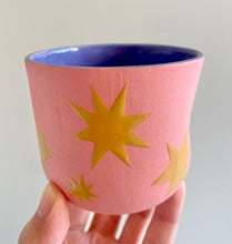 Load image into Gallery viewer, Handmade Ceramic Cup- Stars