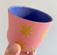 Load image into Gallery viewer, Handmade Ceramic Cup- Stars