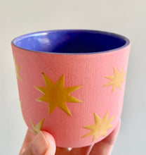 Load image into Gallery viewer, Handmade Ceramic Cup- Stars