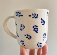 Load image into Gallery viewer, Handmade Ceramic Cup- Leaves