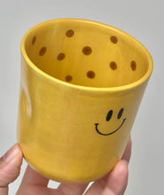 Load image into Gallery viewer, Handmade Ceramic Cup- Smily Face