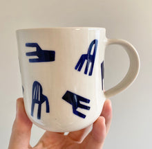 Load image into Gallery viewer, Handmade Ceramic Cup- Chairs