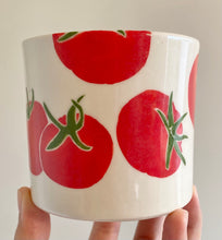 Load image into Gallery viewer, Handmade Ceramic Mug- Red Tomatoes