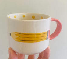 Load image into Gallery viewer, Handmade Ceramic Cup- Pencil