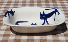 Load image into Gallery viewer, Handmade Ceramic Baking Dish for One- Cats
