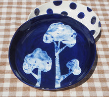 Load image into Gallery viewer, Handmade Ceramic Pasta Bowl- trees
