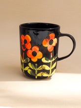 Load image into Gallery viewer, Handmade Ceramic Mug- floral mug #1
