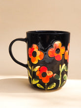 Load image into Gallery viewer, Handmade Ceramic Mug- floral mug #1
