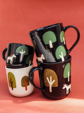 Load image into Gallery viewer, Handmade Ceramic Cup- A horse among the trees
