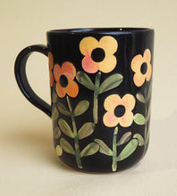 Load image into Gallery viewer, Handmade Ceramic Mug- floral mug #5
