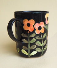 Load image into Gallery viewer, Handmade Ceramic Mug- floral mug #5
