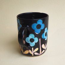 Load image into Gallery viewer, Handmade Ceramic Mug- floral mug #6
