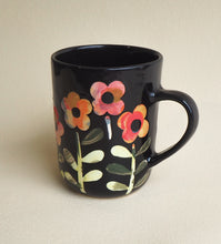 Load image into Gallery viewer, Handmade Ceramic Mug- floral mug #4
