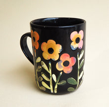 Load image into Gallery viewer, Handmade Ceramic Mug- floral mug #4
