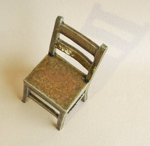 Load image into Gallery viewer, Handmade Ceramic Chair- olive/brown
