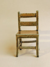 Load image into Gallery viewer, Handmade Ceramic Chair- olive/brown
