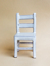 Load image into Gallery viewer, Handmade Ceramic Chair- white
