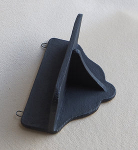 Handmade Ceramic Wall Hanging Shelf- Black