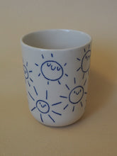 Load image into Gallery viewer, Handmade Ceramic Mug- Doodle mug-Sun
