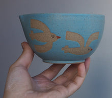 Load image into Gallery viewer, Handmade Ceramic Matcha Bowl- Birds
