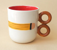 Load image into Gallery viewer, Handmade Ceramic Cup-Pencil
