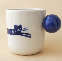Load image into Gallery viewer, Handmade Ceramic Cup-Cat
