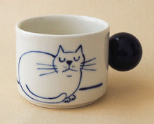Load image into Gallery viewer, Handmade Ceramic Cup- Cat
