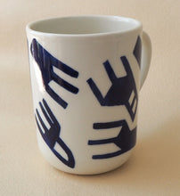 Load image into Gallery viewer, Handmade Ceramic Mug- Blue Chairs
