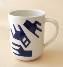 Load image into Gallery viewer, Handmade Ceramic Mug- Blue Chairs
