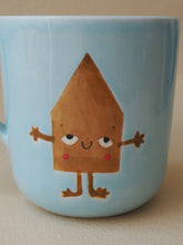 Load image into Gallery viewer, Handmade Ceramic Cup-House
