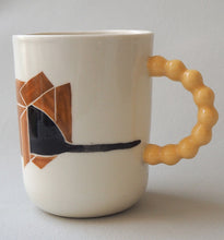 Load image into Gallery viewer, Handmade Ceramic Mug- Cat in a box
