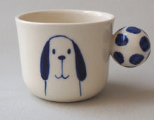 Load image into Gallery viewer, Handmade Ceramic Cup- Dogs
