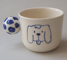 Load image into Gallery viewer, Handmade Ceramic Cup- Dogs
