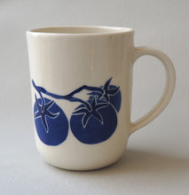 Load image into Gallery viewer, Handmade Ceramic Mug- 3 Tomatoes

