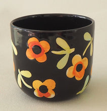 Load image into Gallery viewer, Handmade Ceramic Cup- Orange Flowers/Small #2

