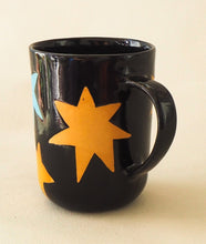 Load image into Gallery viewer, Handmade Ceramic Mug- Red Blue Yellow Stars
