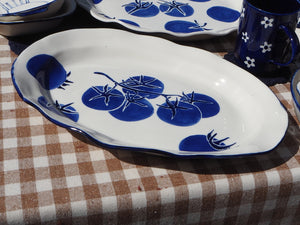 Ceramic Platter with Tomatoes